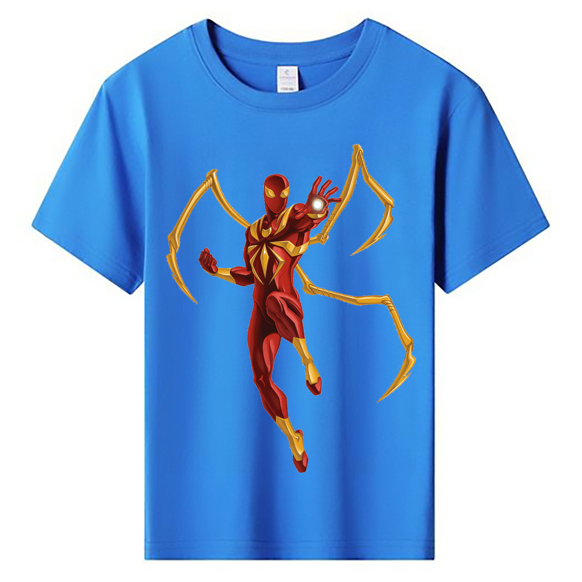 （画像用） Spider Man スパイダーマン 綿100％キッズTシャツ（フロントプリント）